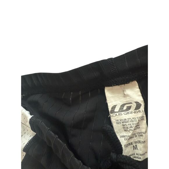 Louis Garneau Women's Cycling Shorts USMA size‎ Medium Black & White - Picture 2 of 3